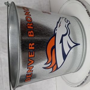 Denver Broncos Beer Pail – Official NFL Game Day Ice Aluminum Bucket